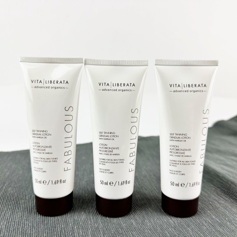 NEW Set [3] Vita Liberata Fabulous Self-Tanning Gradual Lotion 150ml Total  This